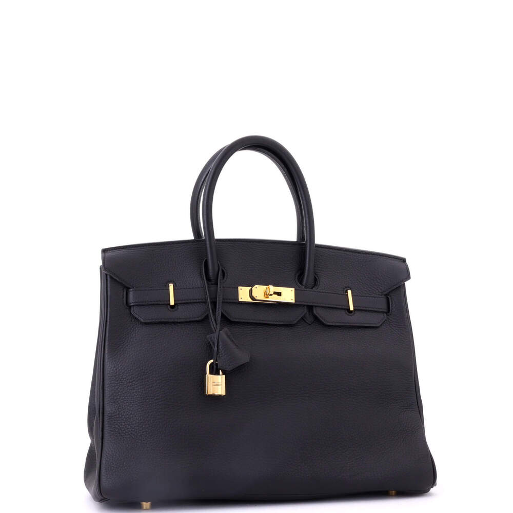 Hermes Birkin 35 Black Togo with Gold Hardware - Picture 2 of 8